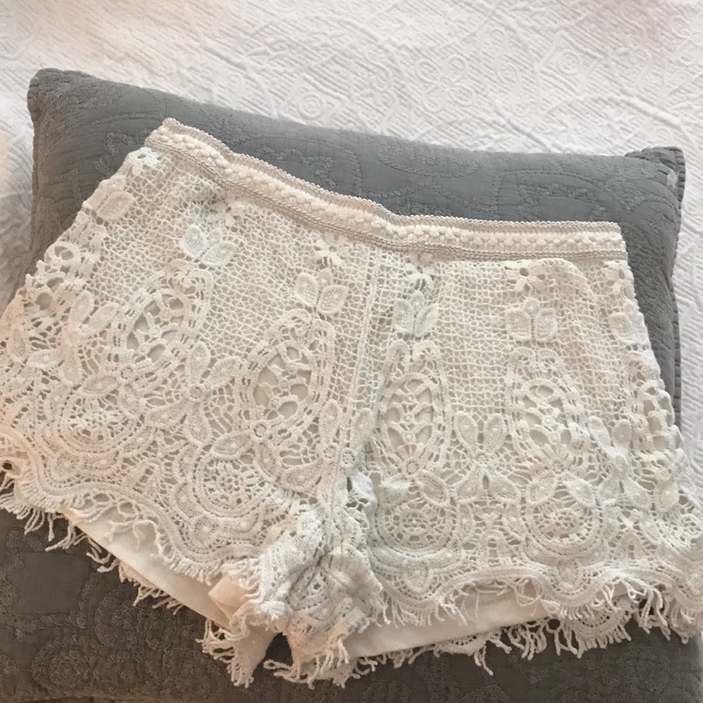 Lace shorts